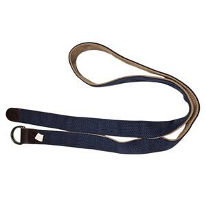 US Polo Assn. Reversible D-Ring Canvas Belt Navy and Tan Size 38